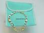 Tiffany & Co 925 Silver & 18K Yellow Gold Chain Bracelet With Dust Bag 15.9g image number 11