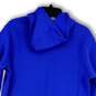 NWT Mens Blue Long Sleeve Kangaroo Pocket Pullover Hoodie Size Medium image number 4
