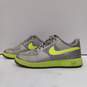 Men's Nike Silver & Green Sneakers Size 10.5 image number 2