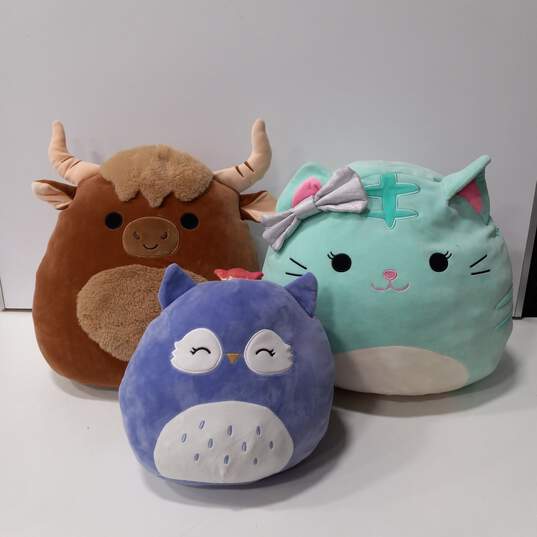 Squishmallows Plush Toys Assorted 3pc Lot image number 1