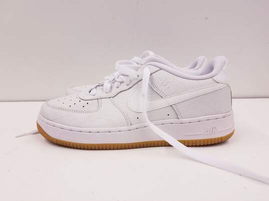 Nike Air Force 1 White Gum Sneakers  596728-180 Size 5.5Y/7W image number 3