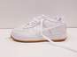 Nike Air Force 1 White Gum Sneakers  596728-180 Size 5.5Y/7W image number 3