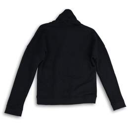 NWT Under Armour Mens Black Long Sleeve Mock Neck Pullover Sweatshirt Size XS alternative image