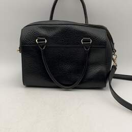Kate Spade New York Womens Black Leather Polka Dot Detail Satchel Bag Purse alternative image