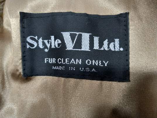 Style VI Women's Brown Faux Fur Coat image number 3