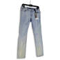 NWT Womens Blue Denim Medium Wash Pockets Stretch Skinny Leg Jeans Size 29R image number 1