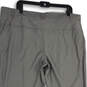 NWT Mens Gray Flat Front Slash Pocket Straight Leg Ankle Pants Size 40 image number 4