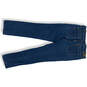 Womens 305 Blue Denim Medium Wash Mid Rise Straight Jeans Size 12M image number 2