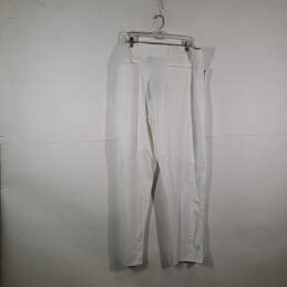 NWT Mens Flat Front Belt Loops Straight Leg Activewear Baseball Pants Size 3XL alternative image