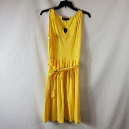 Jones New York Women's Yellow Dress SZ M NWT