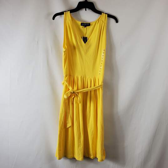 Jones New York Women's Yellow Dress SZ M NWT image number 1