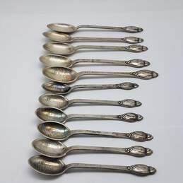 830s Silver & Enamel Souvenir Spoon 11pcs 190.0g