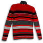 NWT Womens Multicolor V-Neck Long Sleeve Knitted Pullover Sweater Size PM image number 2