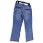 Womens Blue Denim Medium Wash Stretch Pockets Straight Leg Jeans Size 10 image number 2