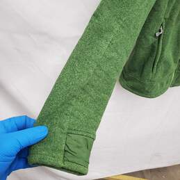 Women's Mountain Hard Wear Full Zip Green Fleece Sweatshirt Size M alternative image