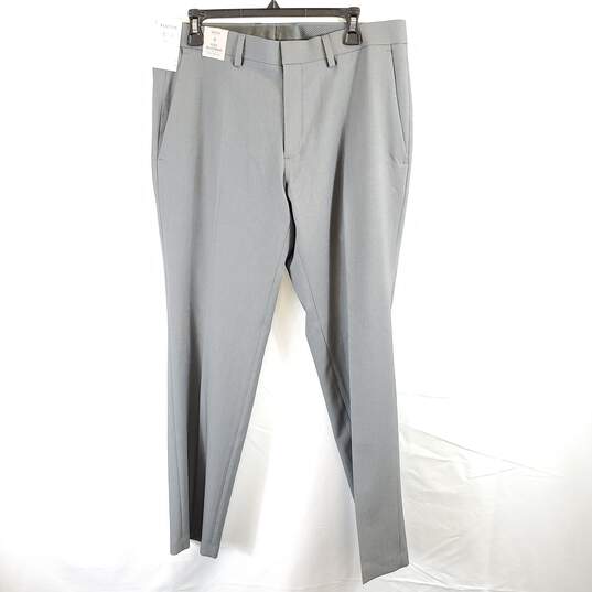 Kenneth Cole Men Grey Dress Pants Sz 34 NWT image number 4