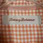 Mens Check Silk Short Sleeve Collared Chest Pockets Button-Up Shirt Size XL image number 3
