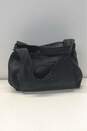 B. Makowsky Black Leather Hobo Satchel Bag image number 2