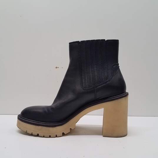 Dolce Vita Black Platform Ankle Boots Women's Size 8.5 image number 2