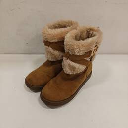 Women's Brown G By Guess Suede Boots Size 7