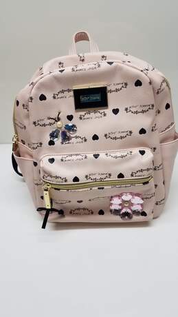 Betty's Johnson Signature Rhinestone Backpack - Blush Pink alternative image