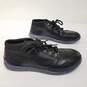 Prada Black Leather Lace Up Sneakers Men's Size 7 image number 7