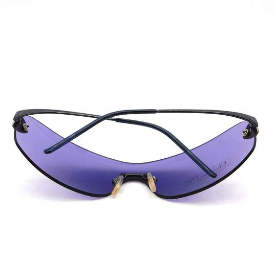 Christian Dior Purple CD Logo Shield Sunglasses image number 15
