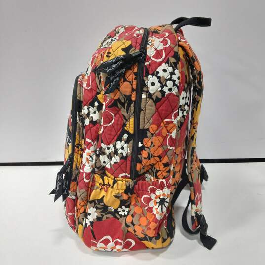 Vera Bradley Floral Pattern Quilted Backpack image number 2