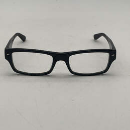 Mens Black RB5254 Full Frame Rectangular Classic Eyeglasses With Case