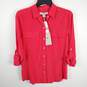 Tommy Bahama Women Pink Cargo Blouse XS NWT image number 1