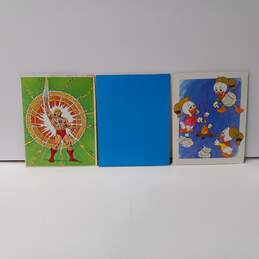 Bundle of 3 Vintage Frame Tray Puzzles He-Man, GoBots, Disney alternative image