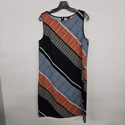 ANN TAYLOR Multicolor Striped Sleeveless Dress
