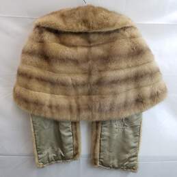 Vintage I. Magnin & Co. Brown Mink Fur Stole Wrap alternative image