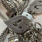 Designer Brighton Silver-Tone Multi Strand Wheat Chain Waist Belt Size 45 image number 4