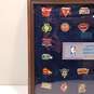 Framed 1992 NBA Team Collector Pins by Peter David image number 2