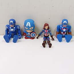 Bundle of 7 Assorted Super Hero Action Figures alternative image