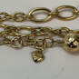 Designer Brighton Gold-Tone Rhinestone Lobster Clasp Link Chain Necklace image number 4