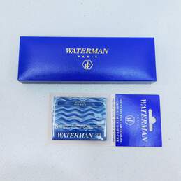 Waterman Brand Phileas Model Black Fountain Pen w/ Box and Cartridges