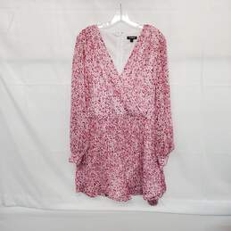 Express Pink Long Sleeved Belted Dress WM Size XL NWOT alternative image