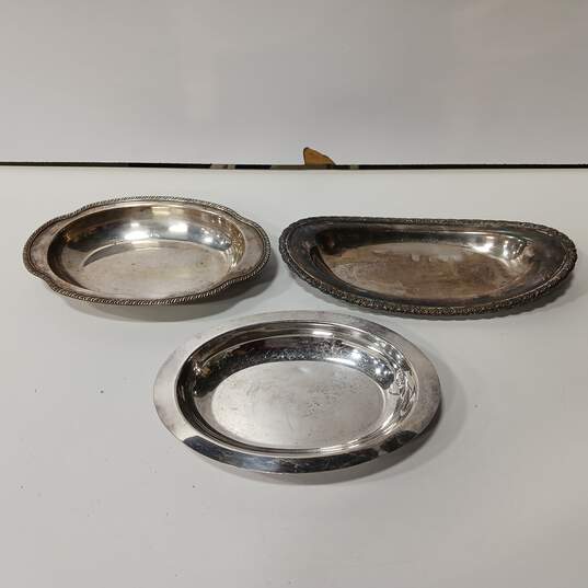 Bundle of Assorted Silver Dishware image number 4