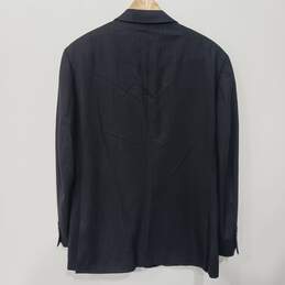 Kenneth Cole Blue Wool Suit Jacket Men's Size 42R alternative image