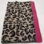 Juicy Couture Leopard Print Scarf Pink Brown One Size image number 2