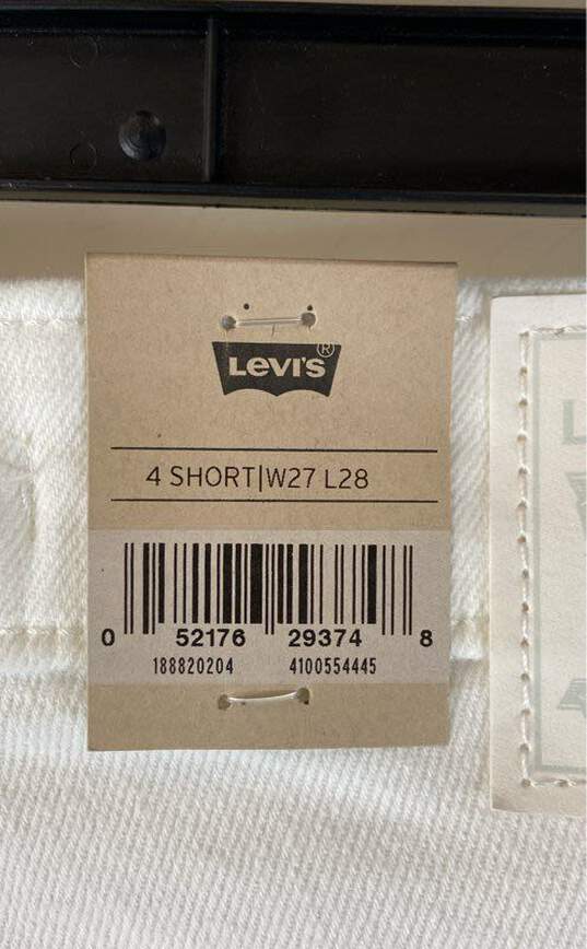 Levi's White Pants - Size Medium image number 5