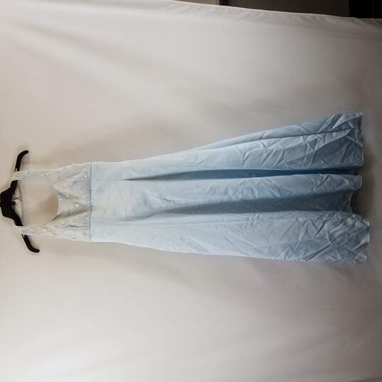 Windsor Women Light Blue Sleeveless Dress L NWT image number 1