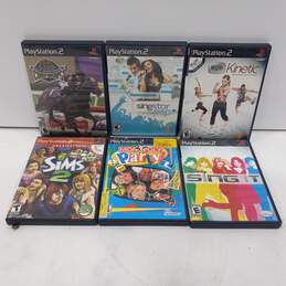 Bundle of 6 Assorted PlayStation 2 Video Games