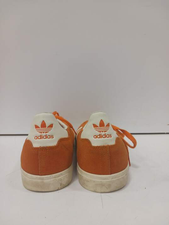 Adidas Orange Low Sneakers Men's Size 13 image number 3