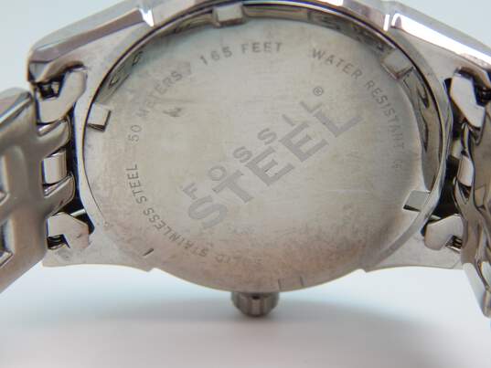 Fossil Blue AM-3998 & Steel FS-2642 Men's Watches 242.6g image number 5