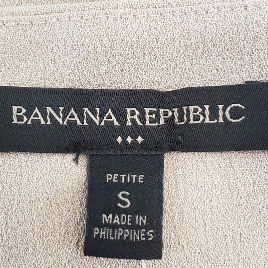 Banana Republic Women Tan Blouse PS NWT image number 3
