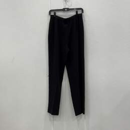 Giorgio Armani Womens Black Pleated Slash Pocket Dress Pants Size 6 W/COA alternative image