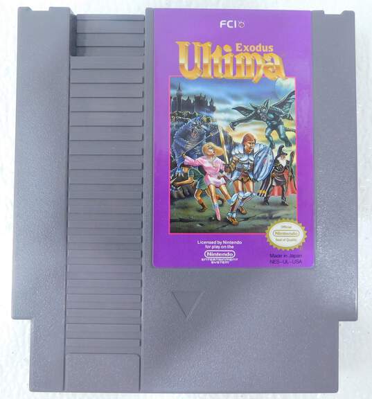 Ultima Exodus Nintendo NES No Manual image number 1